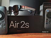 RayNeo Air 2s en Pocket TV gaan goed samen (Afbeelding bron: Notebookcheck)