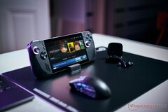 De Asus ROG Ally is hard op weg om de eerste SteamOS-aangedreven gaming-handheld te worden die niet door Valve is gemaakt. (Afbeeldingsbron: Notebookcheck)