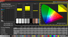 Kleurencontrole (DCI P3)