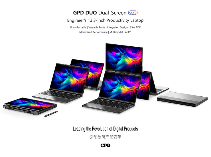 GPD geeft meer informatie over de Duo laptop (Afbeelding bron: GPD)