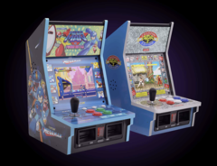 De Evercade Alpha wordt standaard geleverd met Street Fighter- of Megaman-spellen voorgeïnstalleerd. (Afbeeldingsbron: Evercade)