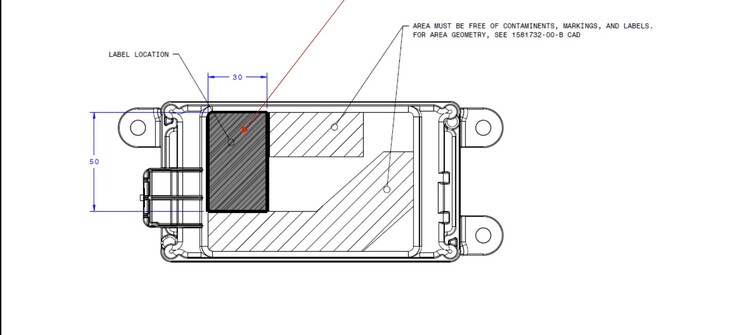 Tesla's radar FCC label aanvraag