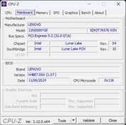 CPU-Z moederbord