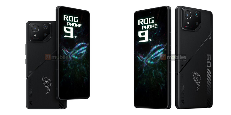 ROG Phone 9 FE gelekte renders (Beeldbron: 91mobiles)