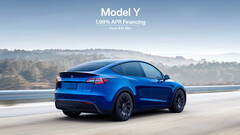 De 1,99% Model Y-financieringsbestellingstermijn is verlengd (Afb. bron: Tesla)