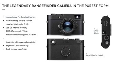 De M11-D heeft een uitgeklede en discrete look (Afbeelding bron: Leica Rumors)