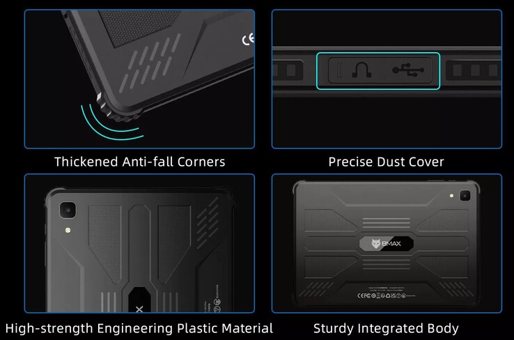 De versterkte randen van het tablet moeten schade voorkomen (Afbeelding bron: Bmax)