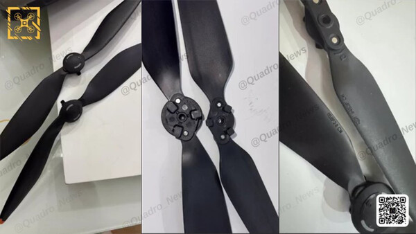 Foto's van de propellers van de Mavic 4 Pro. (Afbeeldingsbron: Quadro_News)