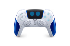 De Astro Bot Limited Edition-controller heeft Astro&#039;s ogen op het touchpad. (Afbeeldingsbron: PlayStation op X/Twitter)