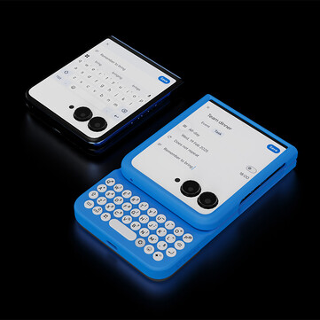 Clicks Keyboard for Razr werkt ook met het dekscherm. (Afbeeldingsbron: Clicks)