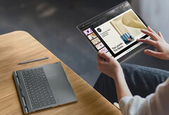 De ThinkBook Plus Gen 5 Hybrid is eigenlijk een Android tablet en Windows-laptop in één. (Afbeeldingsbron: Lenovo)