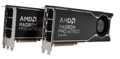 De AMD Radeon Pro W7900 wordt nu geleverd in een dual-slot variant tegen een gereduceerde MSRP. (Afbeelding Bron: AMD)