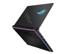 De Asus ROG Strix Scar 16 heeft een chassis met AniMe Matrix Vision en Aura Sync RGB-verlichting. (Afbeeldingsbron: Asus)