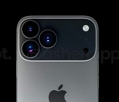 De Apple iPhone 17 Pro zou een gloednieuwe camerabump krijgen (Afbeeldingsbron: FrontPageTech / @asherdipps)