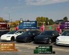 De Model 3 LR heeft zijn officiële actieradius ruimschoots overtroffen (Afbeelding bron: OutofSpec/YT)