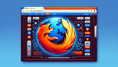 Mozilla Firefox-interface (Afbeeldingsbron: gegenereerd met DALL-E 3)