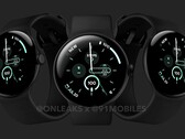 De Pixel Watch 3-serie zou volgens de geruchten verkrijgbaar zijn in zwarte, hazelnootkleurige, zilveren en roze kleuropties. (Afbeeldingsbron: OnLeaks)