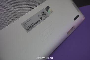 GT-logo op de bodemplaat (Afbeelding bron: WHYLAB op Weibo)