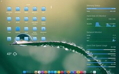 Bluestar Linux 6.11.3 desktop (Afbeeldingsbron: Bluestar Linux op SourceForge)