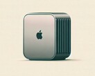 Applede aankomende Mac Mini met het M4 silicium zal waarschijnlijk een enorm nieuw ontwerp krijgen. (Afbeeldingsbron: DALL-E)