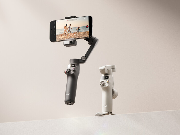 De Osmo Mobile 7P en Osmo Mobile 7, van voor naar achter. (Afbeeldingsbron: DJI)