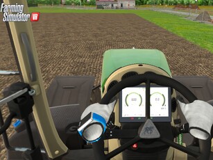 Interieur van de tractor in Farming Simulator VR (Afbeelding bron: Giants Software)