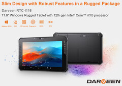 Darveen RTC-I116 robuuste Windows/Linux tablet (Afbeelding bron: Darveen)