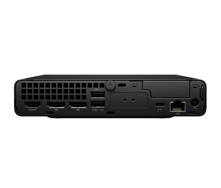 De HP EliteDesk 8 Mini G1i wordt geleverd met een uitgebreide selectie poorten. (Afbeeldingsbron: HP)