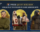 De Alluring Wreath, Lords of Skalitz caparison, Warhorse Armor Set en Cutpurse Armor Set, voorheen alleen verkrijgbaar via Twitch drops. (Afbeeldingsbron: Steam)