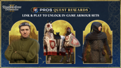 De Alluring Wreath, Lords of Skalitz caparison, Warhorse Armor Set en Cutpurse Armor Set, voorheen alleen verkrijgbaar via Twitch drops. (Afbeeldingsbron: Steam)