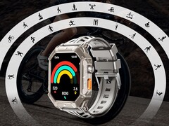 Er wordt gezegd dat de Oukitel BT80 smartwatch tot 100 dagen meegaat. (Afbeeldingsbron: Oukitel)