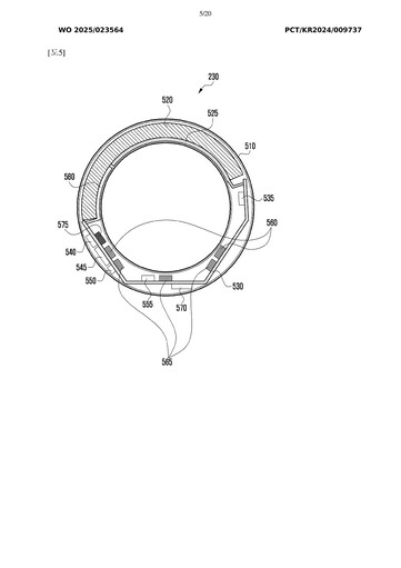 Afbeelding octrooi, Samsung Ring (bron: Patentscope)