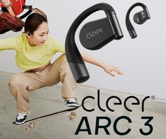 Cleer Audio onthult de ARC 3 open-oor, draadloze oortelefoon met aanraakloze hoofd-kantelbediening, waterdicht oorclip-ontwerp, Hi-Res Audio, Dolby Atmos en AI ANC. (Afbeeldingsbron: Cleer)