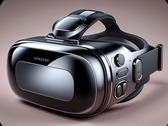 Een mock-up van een "Samsung VR-headset". Bron: Notebookcheck via DALL-E 3 