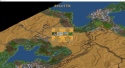 OpenTTD is een open-source remake van Transport Tycoon Deluxe. (Afbeelding bron: OpenTTD)