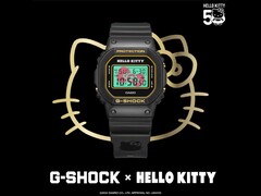 De Casio G-SHOCK x Hello Kitty DW-5600KT24-1 JR (bron: Casio)