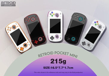 De nieuwe kleuren van de Retroid Pocket Mini. (Afbeeldingsbron: Retroid)