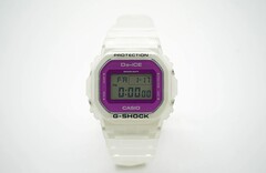 Het aankomende Casio G-Shock DW-5600 Da-iCE collab horloge heeft een kast en band gemaakt van mat afgewerkt skelethars. (Afbeeldingsbron: Great G-Shock World)