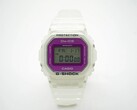 Het aankomende Casio G-Shock DW-5600 Da-iCE collab horloge heeft een kast en band gemaakt van mat afgewerkt skelethars. (Afbeeldingsbron: Great G-Shock World)