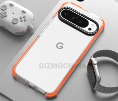 De nieuwe cameramodule van de Pixel 9 Pro past beter in beschermende hoesjes. (Afbeelding: Gizmochina)