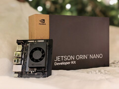 De Jetson Orin Nano Super meet slechts 100 x 79 x 21 mm. (Afbeeldingsbron: Nvidia)