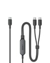 De Anker 2-in-1 USB-C naar USB-C kabel (180 cm, 140W, gevlochten). (Afbeeldingsbron: Anker)