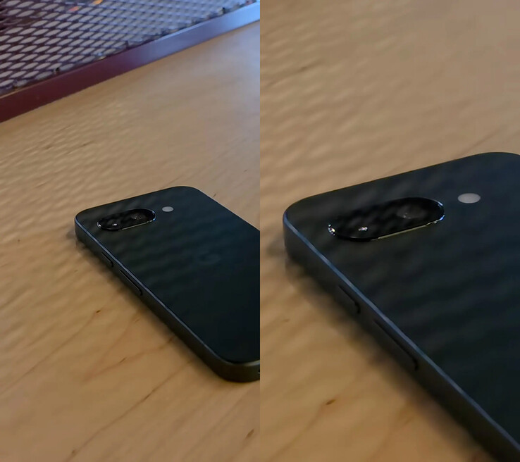 Google Pixel 9a afgebeeld in een Samsung Galaxy S25 Edge lek (Afbeelding bron: 9to5Google)