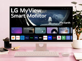 De MyView Smart Monitor Desktop Setup. (Bron: LG)