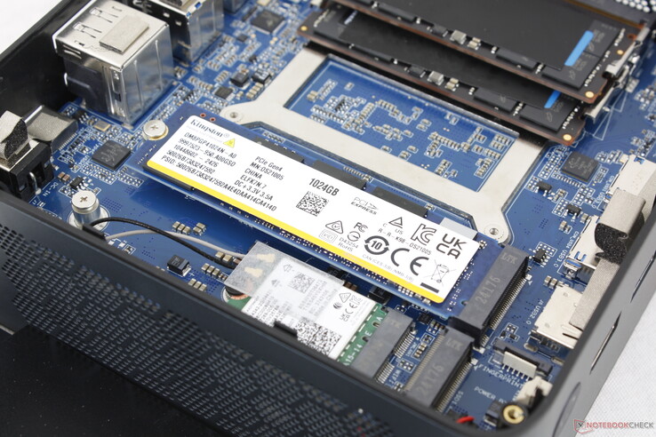 Ondersteunt tot twee NVMe SSD's