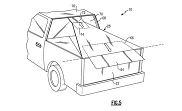 Ford's funky tonneau cover concept