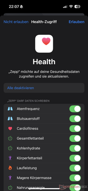 Apple Gezondheidssynchronisatie