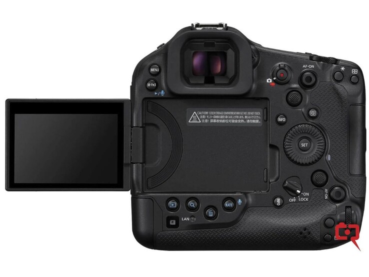 Canon EOS R1's achterbeeld (Bron: Canon Rumors)