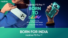 De Realme P3 Pro heeft een glow-in-the-dark ontwerp. (Afbeeldingsbron: Realme)