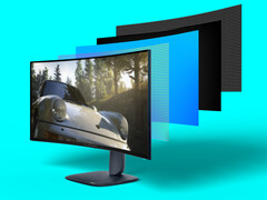 De AW3425DW is een vroeg voorbeeld van de nieuwe AW30-ontwerptaal van Alienware. (Afbeeldingsbron: Dell)